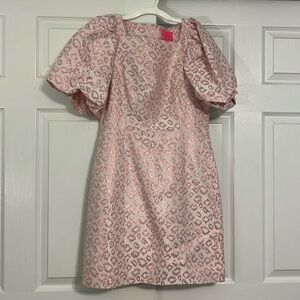 Lilly Pulitzer pink cheetah dress